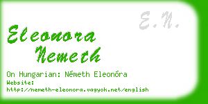 eleonora nemeth business card